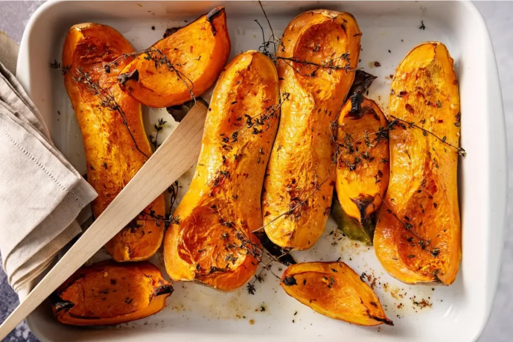 bandeja con calabaza
